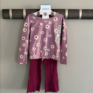 Carter's Purple‎ Daisy Set